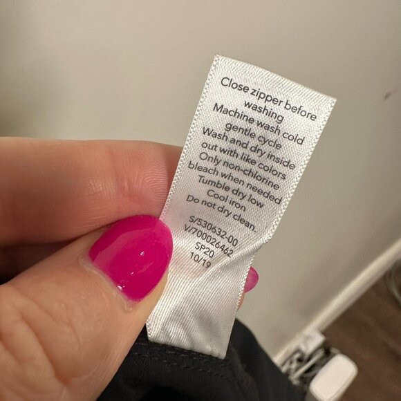 Athleta Uptown Ankle Pants Size 10 Black High Rise Stretch Cargo Travel NWT - Picture 13 of 13